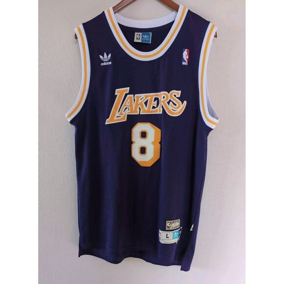 adidas Other - Kobe Bryant Adidas LA Lakers #8 Hardwood Classics Purple 1996-97 Swingman Jersey